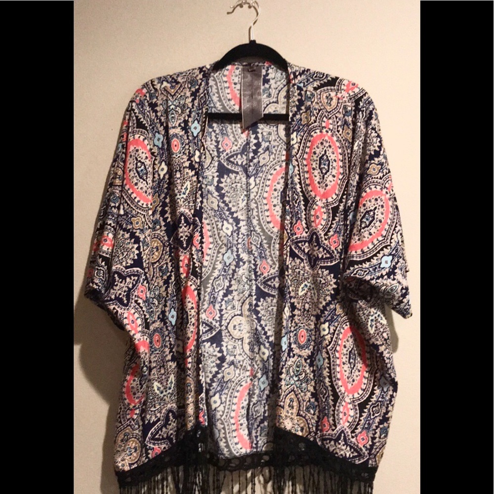 Moon Collection Los Angeles Boho Kimono coverup